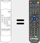 Télécommande pour remplacer P 1402 R
