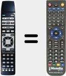 Télécommande pour remplacer MONTEREY 140