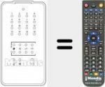 Télécommande pour remplacer MTS 16 PROGR