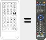 Télécommande pour remplacer 65 015 214
