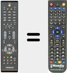 Télécommande pour remplacer B8080124-1