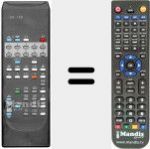 Télécommande pour remplacer CR 169