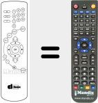 Télécommande pour remplacer DBOX NOKIA
