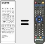 Télécommande pour remplacer DIGI SYSTEM 6700 PIP