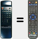 Télécommande pour remplacer F SAT 4
