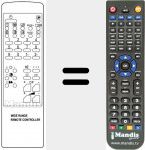 Télécommande pour remplacer WIDE RANGE
