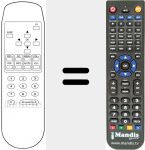Télécommande pour remplacer P 3500