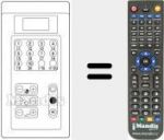 Télécommande pour remplacer RC 4-J