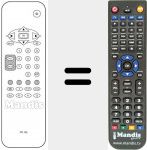Télécommande pour remplacer RC 7976 / 00