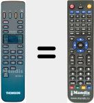 Télécommande pour remplacer RCT 3016