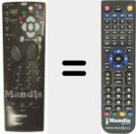 Télécommande pour remplacer RCT 443