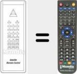 Télécommande pour remplacer SS 9000 ASTRA