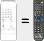 Télécommande pour remplacer T848