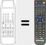 Télécommande pour remplacer TC 115 TEXT