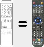 Télécommande pour remplacer TC 125 SL