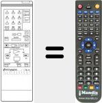 Télécommande pour remplacer TEL 12