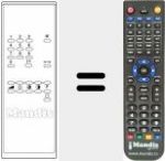 Télécommande pour remplacer TM 20 A