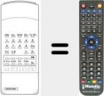 Télécommande pour remplacer TT 19