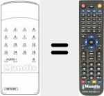 Télécommande pour remplacer TT 24
