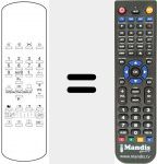Télécommande pour remplacer UF 1