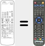 Télécommande pour remplacer VR 411 L
