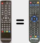 Télécommande pour remplacer 2T360190062 (RCGU22WDVD3)