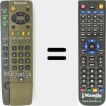 Télécommande pour remplacer EUR511220