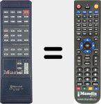 Télécommande pour remplacer GC-1285