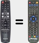Télécommande pour remplacer GXHA