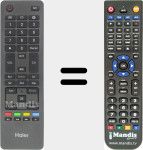 Télécommande pour remplacer 8301HA18M00020 (HTR-A18M)