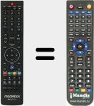 Télécommande pour remplacer Mediabox