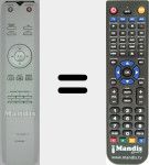 Télécommande pour remplacer RC001MS