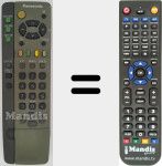 Télécommande pour remplacer EUR511200