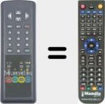 Télécommande pour remplacer RC 2134.1