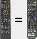 Télécommande pour remplacer REMCON1443