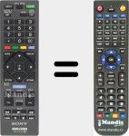 Télécommande pour remplacer RM-YD093