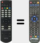 Télécommande pour remplacer QT102