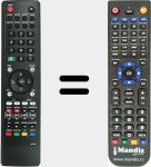 Télécommande pour remplacer QT160