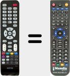Télécommande pour remplacer QT115
