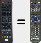 Télécommande pour remplacer K50DLM8F