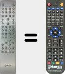 Télécommande pour remplacer VIE005