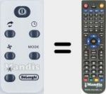 Télécommande pour remplacer 5512410071
