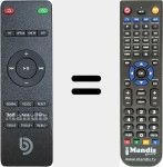 Télécommande pour remplacer Odine I