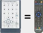 Télécommande pour remplacer CMMRC