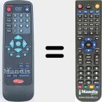 Télécommande pour remplacer DELPHI001