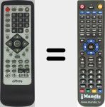 Télécommande pour remplacer DIF002