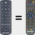 Télécommande pour remplacer PINNA003