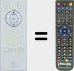 Télécommande pour remplacer REMCON1554-1