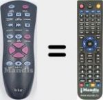 Télécommande pour remplacer REMCON2036