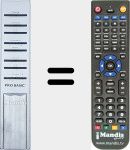 Télécommande pour remplacer REMCON2062